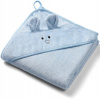 Babyono Osuška s kapucňou a uškami Bamboo modrá 100x100 cm Babyono Osuška s kapucňou a uškami Bamboo modrá 100x100 cm