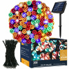 SPRINGOS LED reťaz - 22m, 200LED, 8 funkcií, solar, IP44, multicolor SPRINGOS LED reťaz - 22m, 200LED, 8 funkcií, solar, IP44, multicolor