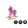Koňík hojdací ružový na batérie 71cm so zvukom a pohybom nosnosť 50kg Koňík hojdací ružový na batérie 71cm so zvukom a pohybom nosnosť 50kg