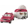Schleich Dobrodružné auto s prívesom a koňom Schleich Dobrodružné auto s prívesom a koňom