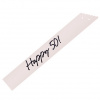 PartyDeco Krídlo Happy 50 krém 76 cm PartyDeco Krídlo Happy 50 krém 76 cm