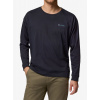 Mikina bez kapucne Columbia Black Butte LS Graphic Tee - black/trailmap Mikina bez kapucne Columbia Black Butte LS Graphic Tee - black/trailmap