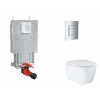 Grohe Uniset Set predstenovej inštalácie, klozetu, dosky SoftClose a tlačidla Skate Cosmopolitan, chróm SANI15BB2110-GR Grohe Uniset Set predstenovej inštalácie, klozetu, dosky SoftClose a tlačidla Skate Cosmopolitan, chróm SANI15BB2110-GR