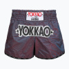 Pánske tréningové šortky YOKKAO Lunar Muay Thai iridescent blue grey Pánske tréningové šortky YOKKAO Lunar Muay Thai iridescent blue grey