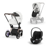 Cybex Platinum CYBEX ePriam 5.0 Travel Set + Cloud T - Style Collection off white 2026 rose gold Cybex Platinum CYBEX ePriam 5.0 Travel Set + Cloud T - Style Collection off white 2026 rose gold
