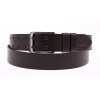 Pánsky kožený opasok Black Hand s dvoma tŕňmi 005-93 tmavo hnedý Veľkosť opasku = obvod vášho pása (cm): 115 cm Pánsky kožený opasok Black Hand s dvoma tŕňmi 005-93 tmavo hnedý Veľkosť opasku = obvod vášho pása (cm): 115 cm