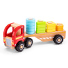 New Classic Toys Prepravník áut so zásuvnými formami ťahača a mi zásuvnými figúrkami New Classic Toys Prepravník áut so zásuvnými formami ťahača a mi zásuvnými figúrkami