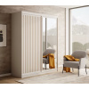 ArtAdrk Šatníková skriňa DELIA | biela/dub artisan 160 cm ArtAdrk Šatníková skriňa DELIA | biela/dub artisan 160 cm