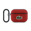 Lacoste Petit Pique Croc Logo Patch Pouzdro pro AirPods Pro 3 Red LCAP3PVCR Lacoste Petit Pique Croc Logo Patch Pouzdro pro AirPods Pro 3 Red LCAP3PVCR