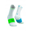 Ponožky Compressport Pro Racing Socks v4.0 Ultralight Run High - White/Alloy XU00050B biela 35/38 Ponožky Compressport Pro Racing Socks v4.0 Ultralight Run High - White/Alloy XU00050B biela 35/38