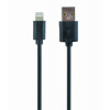Gembird CC-USB2-AMLM-1M USB 2.0 Lightning (IP5 a vyšší) nabíjecí a synchronizační, 1m, černý Gembird CC-USB2-AMLM-1M USB 2.0 Lightning (IP5 a vyšší) nabíjecí a synchronizační, 1m, černý