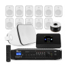 Power Dynamics 100V audio systém s internetovým rádiom - 12 reproduktorov so zónovým zosilňovačom - Biely Power Dynamics 100V audio systém s internetovým rádiom - 12 reproduktorov so zónovým zosilňovačom - Biely