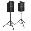 Power Dynamics PDY215A PA systém - Sada reproduktorov so statívmi a obalmi na reproduktory - 15-palcový - 1600W Power Dynamics PDY215A PA systém - Sada reproduktorov so statívmi a obalmi na reproduktory - 15-palcový - 1600W