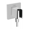 Hansgrohe Podomítkový vývod FixFit E se zpětným ventilem chrom 26889000 Hansgrohe Podomítkový vývod FixFit E se zpětným ventilem chrom 26889000