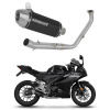 Yamaha YZF R125 2024 - 2026 (Euro 5+) kompletný ladený výfukový systém S3 BLACK + dB killer Yamaha YZF R125 2024 - 2026 (Euro 5+) kompletný ladený výfukový systém S3 BLACK + dB killer