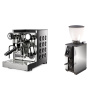 Rocket Espresso Appartamento TCA, black + Stone Espresso Pebble, chrome Rocket Espresso Appartamento TCA, black + Stone Espresso Pebble, chrome
