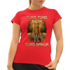 Tung Tung Tung Sahur - Italian Brainrot - dámske tričko s potlačou - Tričkový | M | Červená | Dámske - super slim Tung Tung Tung Sahur - Italian Brainrot - dámske tričko s potlačou - Tričkový | M | Červená | Dámske - super slim
