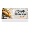 Press Group Stolový kalendár riadkový 30 x 12 cm - Recepty starej mamy 2026 Press Group Stolový kalendár riadkový 30 x 12 cm - Recepty starej mamy 2026