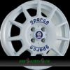 SPARCO TERRA 7x16 5x100 ET35.00 white + blue lettering SPARCO TERRA 7x16 5x100 ET35.00 white + blue lettering
