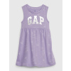 GAP Baby šaty s metalickým logom Fialová 18-24M GAP Baby šaty s metalickým logom Fialová 18-24M