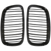 Predná maska ľadvinky Double-line BMW X5 E70 X6 E71 2007-2013 čierna Predná maska ľadvinky Double-line BMW X5 E70 X6 E71 2007-2013 čierna