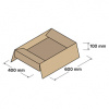 Kartónové krabice 3VVL 600x400x100mm, 25 ks Kartónové krabice 3VVL 600x400x100mm, 25 ks