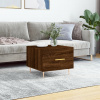 zahrada-XL Konferenčný stolík hnedý dub 50x50x40 cm spracované drevo 829378 zahrada-XL Konferenčný stolík hnedý dub 50x50x40 cm spracované drevo 829378