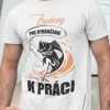 Tričko s potlačou Zrodený pre rybárčenie Dámsky Biela M Tričko s potlačou Zrodený pre rybárčenie Dámsky Biela M
