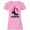 Tričko na pilates - Ružová Tričko na pilates - Ružová