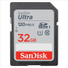 Paměťová karta Sandisk Ultra 32 GB SDHC Memory Card 120 MB/s Paměťová karta Sandisk Ultra 32 GB SDHC Memory Card 120 MB/s
