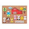 Woody korková zatĺkačka zvieratá 150 dielikov Woody korková zatĺkačka zvieratá 150 dielikov