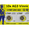 Alkalická batéria Vinnic LR41 10 ks Alkalická batéria Vinnic LR41 10 ks