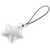 Reflexný prívesok hviezda Biela Reflexný prívesok hviezda Biela