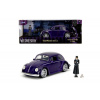 Jada Wednesday auto 1972 VW Beetle a figurka Wednesday Jada Wednesday auto 1972 VW Beetle a figurka Wednesday
