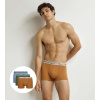 Pánske boxerky z organickej bavlny 3ks DIM COTTON STRETCH BIO BOXER 3x - DIM - oranžová M Pánske boxerky z organickej bavlny 3ks DIM COTTON STRETCH BIO BOXER 3x - DIM - oranžová M