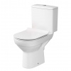 Cersanit City WC kombi s doskou SoftClose, zadný odpad, bočné napúšťanie, CleanOn, biela K35-037 Cersanit City WC kombi s doskou SoftClose, zadný odpad, bočné napúšťanie, CleanOn, biela K35-037