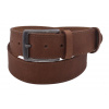Pánsky kožený opasok 747 svetlohnedý hunter s prešitím pracka Hubert 125 cm Pánsky kožený opasok 747 svetlohnedý hunter s prešitím pracka Hubert 125 cm