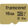 Transcend 500S 16GB microSDHC, Class 10 UHS-I U3 V30 MLC + adaptér TS16GUSD500S Transcend 500S 16GB microSDHC, Class 10 UHS-I U3 V30 MLC + adaptér TS16GUSD500S