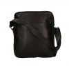 Pánska kožená taška MI66 čierna Pánska kožená taška MI66 čierna