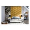 Čalúnený panel Hexagon 3 cm - horčicová 07 Čalúnený panel Hexagon 3 cm - horčicová 07
