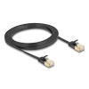 Delock Síťový kabel RJ45 Cat.6A, ze zástrčky na zástrčku, s robustní západkou a hrubým plochým kabelem Cat.7, U/FTP, 2 m Delock Síťový kabel RJ45 Cat.6A, ze zástrčky na zástrčku, s robustní západkou a hrubým plochým kabelem Cat.7, U/FTP, 2 m