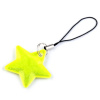 Reflexný prívesok hviezda Žltozelená Reflexný prívesok hviezda Žltozelená