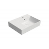 GSI KUBE X keramické umývadlo 60x47cm, s odkladacou plochou vľavo, biela mat 9439109 GSI KUBE X keramické umývadlo 60x47cm, s odkladacou plochou vľavo, biela mat 9439109