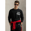 Bavlnené tričko s dlhým rukávom Polo Ralph Lauren Lscnclsm2 Long Sleeve čierna farba, s potlačou, 710972612 Bavlnené tričko s dlhým rukávom Polo Ralph Lauren Lscnclsm2 Long Sleeve čierna farba, s potlačou, 710972612