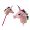 mamido Jednorožec na tyči Hobby Horse so zvukmi ružový mamido Jednorožec na tyči Hobby Horse so zvukmi ružový