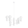 Sollux Lighting Luster Halo, 6x biele sklenené tienidlo, w Sollux Lighting Luster Halo, 6x biele sklenené tienidlo, w