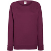 F.O.L. | Lady-Fit LW Raglan Sweat, Dámska raglánová mikina, červená Burgundy, XS F.O.L. | Lady-Fit LW Raglan Sweat, Dámska raglánová mikina, červená Burgundy, XS