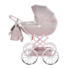 JUNAMA Kočík pre bábiky Dolce 01 pink/silver JUNAMA Kočík pre bábiky Dolce 01 pink/silver