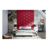 Čalúnený panel Hexagon 3 cm - rubínová 06 Čalúnený panel Hexagon 3 cm - rubínová 06