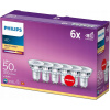 Philips bodová, 4,6W, GU10, teplá biela, 6ks Philips bodová, 4,6W, GU10, teplá biela, 6ks